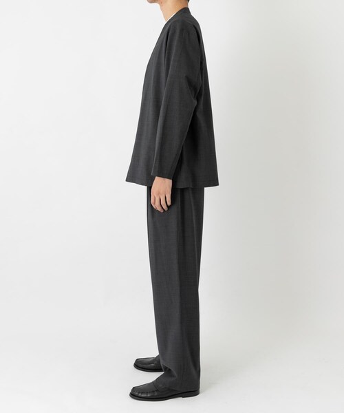 URBAN RESEARCH(アーバンリサーチ)の「『セットアップ対応』『マシンウォッシャブル』ST WASHABLE WL C/LESS JACKET(テーラードジャケット・メンズ・INK NAVY/TAUPE/BLACK TOP・M/L)」の9枚目の写真