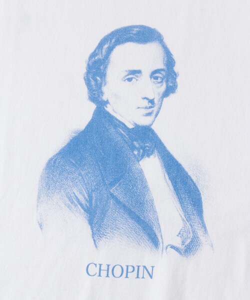 SENSE OF PLACE by URBAN RESEARCH（センスオブプレイスバイアーバンリサーチ）の「ヴィンテージライクTシャツ(ショパン)（Tシャツ/カットソー・メンズ・WHITE/MINT・M/L）」の13枚目の写真