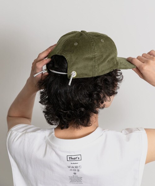 THE GOODLAND MARKET（ザグッドランドマーケット）の「Western Hydrodynamic Research　Whale Cord Hat（キャップ・メンズ・WHITENAVY/ACORN/OLIVE・FREE）」の18枚目の写真