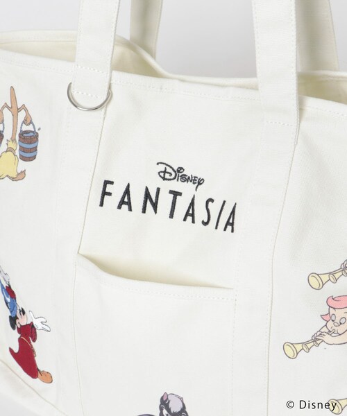 URBAN RESEARCH(アーバンリサーチ)の「別注/Disney/キャンバスバッグ(トートバッグ・レディース・NATURAL/NAVY・Free)」の13枚目の写真