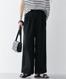 nissen | 麻調ワイドパンツ(パンツ)