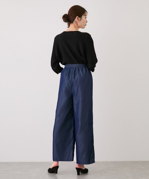 Jayro(ジャイロ)の「デニムワイドパンツ(デニムパンツ・レディース・ブラック/ネイビー/サックス・F)」の21枚目の写真