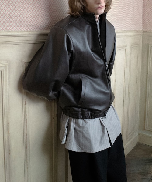 URBAN RESEARCH（アーバンリサーチ）の「AMOMENTO　VEGAN LEATHER BLOUSON（ブルゾン・レディース・BLACK・1）」の1枚目の写真