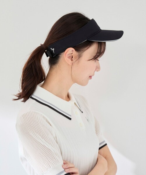 ROPE'（ロペ）の「グリッターバイザー（サンバイザー・レディース・ブラック/ホワイト/ネイビー・F）」の17枚目の写真