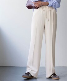 nissen | 【しわシャキ】イージーセミフレアパンツ（防しわ・形態安定・接触冷感・UVカット）＜大きいサイズ有＞(パンツ)