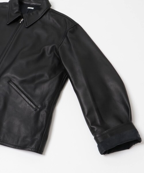 URBAN RESEARCH(アーバンリサーチ)の「A PRESSE Leather Sports Jacket(ライダースジャケット・メンズ・Black・2/3/4)」の6枚目の写真