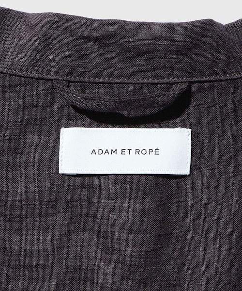 ADAM ET ROPE'（アダムエロペ）の「リネン シャツジャケット（テーラードジャケット・メンズ・ブラック/チャコール/ネイビー・L/M）」の17枚目の写真
