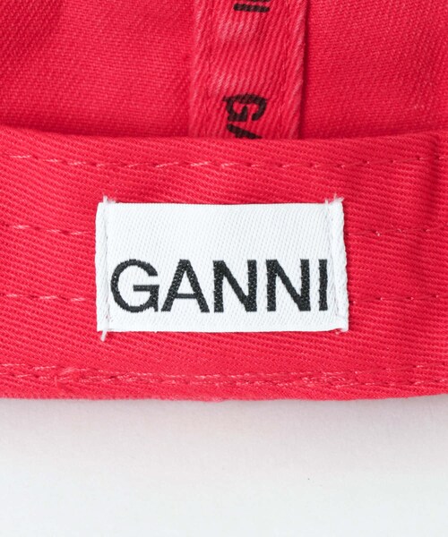 URBAN RESEARCH(アーバンリサーチ)の「GANNI Washed Cotton Canvas Cap(キャップ・レディース・Fiery Red・-)」の7枚目の写真