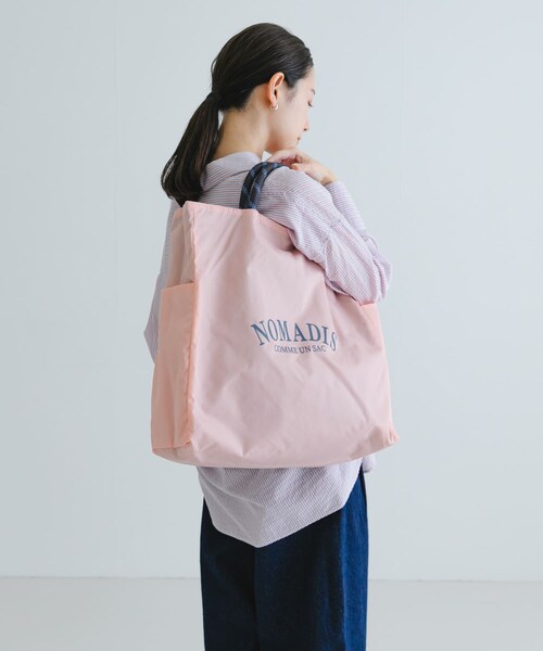 URBAN RESEARCH(アーバンリサーチ)の「NOMADIS SAC2/16(トートバッグ・レディース・LT.PINK/NAVY・one)」の7枚目の写真
