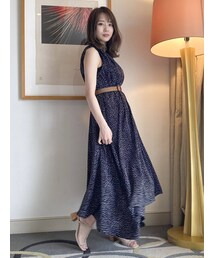 dazzlin | ランダムドットボリュームワンピース(ワンピース)