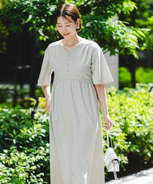 URBAN RESEARCH ROSSO | 『UR TECH DRYLUXE』F by ROSSO　ウエストマークワンピース(ワンピース)