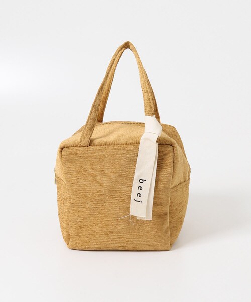 URBAN RESEARCH DOORS（アーバンリサーチドアーズ）の「『別注』beej×DOORS　シェニールハンドバッグ（ハンドバッグ・レディース・MUSTARD/KHAKI・One）」の10枚目の写真