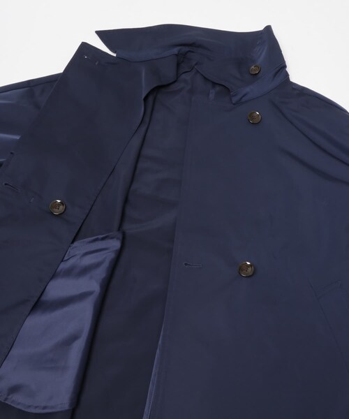 ITEMS URBANRESEARCH（アイテムズ アーバンリサーチ）の「ミドルトレンチコート（ステンカラーコート・レディース・BEG/NVY・FREE）」の18枚目の写真