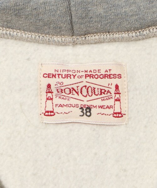 ADAM ET ROPE'(アダムエロペ)の「【BONCOURA/ボンクラ】フルZIPパーカー(パーカー・メンズ・ブラック/グレー・38/40)」の14枚目の写真