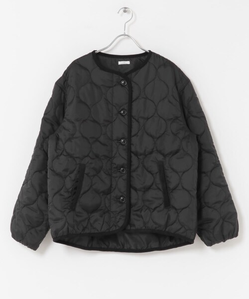 ITEMS URBANRESEARCH（アイテムズ アーバンリサーチ）の「瓢箪キルト中綿ブルゾン（その他アウター・レディース・ECRU/KHK/BLK・FREE）」の17枚目の写真