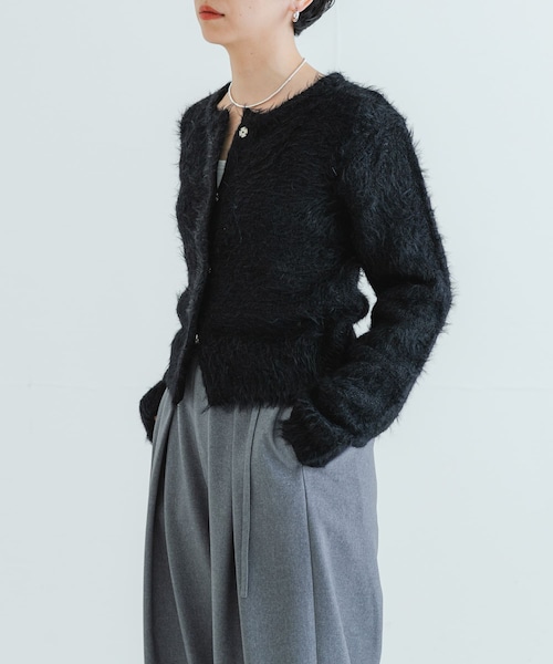 Amomento カーディガン URBAN RESEARCH（アーバンリサーチ）の「AMOMENTO SHAGGY KNIT