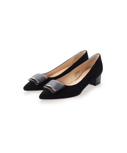 Mode et Jacomo(モードエジャコモ)の「モード エ ジャコモ MODE ET JACOMO バックルポインテッドトゥパンプス (パンプス・レディース・BLK/BLS/BRS/GYS/BL/OK/LBUS/BG/BLC/GYC/RGC/BRZ/BLB・220/22cm/225/22.5cm/230/23cm/235/23.5cm/240/24cm/245/24.5cm/250/25cm/25cm)」の3枚目の写真