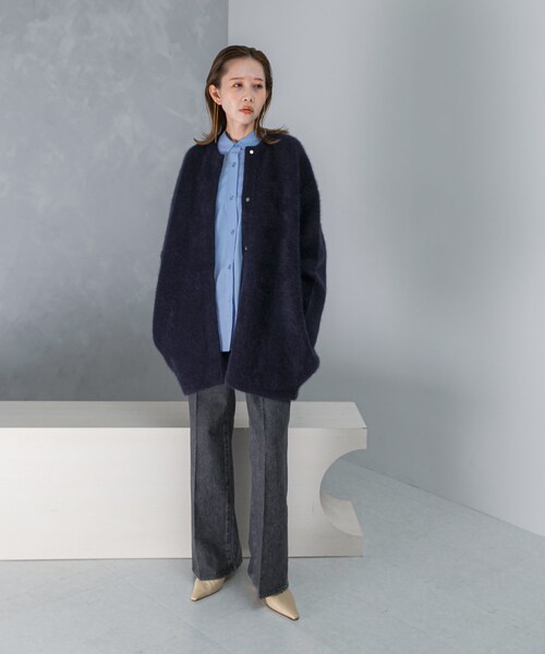 URBAN RESEARCH ROSSO（アーバンリサーチロッソ）の「『別注』ELENDEEK×ROSSO　CN RACCOON MIX WCD（カーディガン/ボレロ・レディース・D.MIX/L.MIX・1/2）」の19枚目の写真