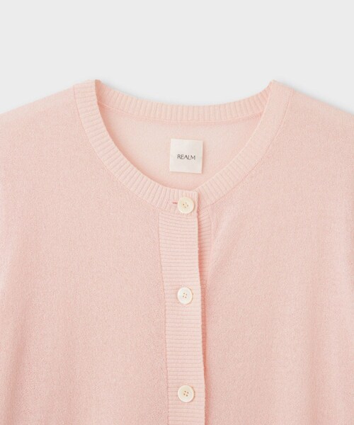 ROPE'(ロペ)の「【一部店舗限定】【REALM(レルム)】SHEER CARDIGAN|シアーカーディガン(カーディガン/ボレロ・レディース・ブラック/ホワイト/レッド/ピンク・38)」の15枚目の写真