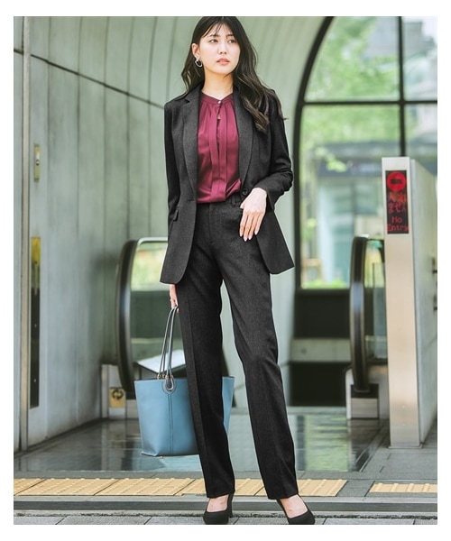 nissen（ニッセン）の「【レディーススーツ】あったか裏地付◎洗える  