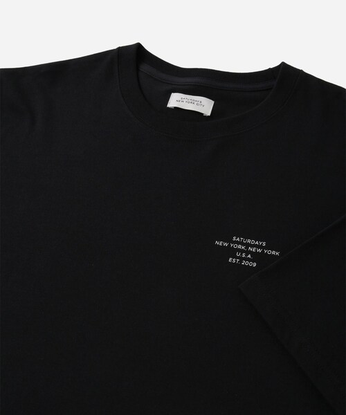 Saturdays NYC(サタデーズ ニューヨークシティ )の「Gotham Establish Slash SS T-Shirt(Tシャツ/カットソー・レディース・ブラック/ホワイト/グリーン・L/M/S/XL)」の17枚目の写真