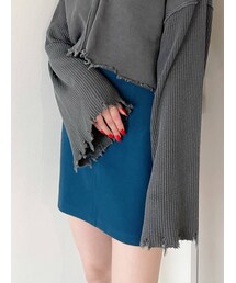 EMODA | カーブウエストミニスカート(スカート)
