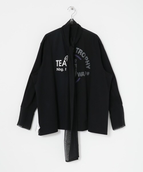THE GOODLAND MARKET（ザグッドランドマーケット）の「SREU　リバーシブルタイカラーブラウス（シャツ/ブラウス・レディース・BLACK2/WHITE/BLACK・M）」の16枚目の写真