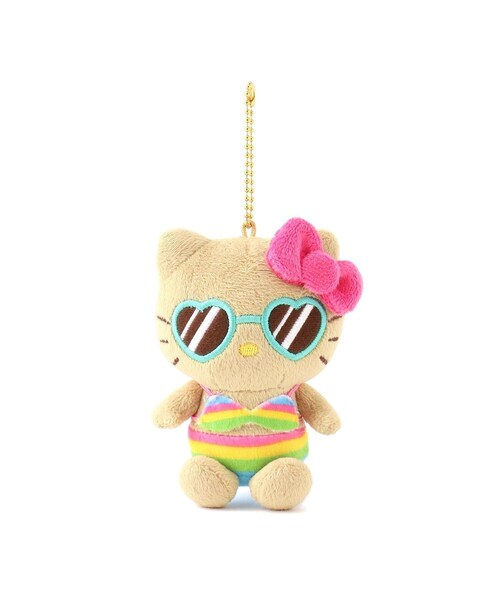 ROPE' PICNIC（ロペピクニック）の「【日焼けデザイン(ハローキティ)】ボールチェーンマスコット（キーホルダー・レディース・ベージュ/ベージュ系・F）」の12枚目の写真