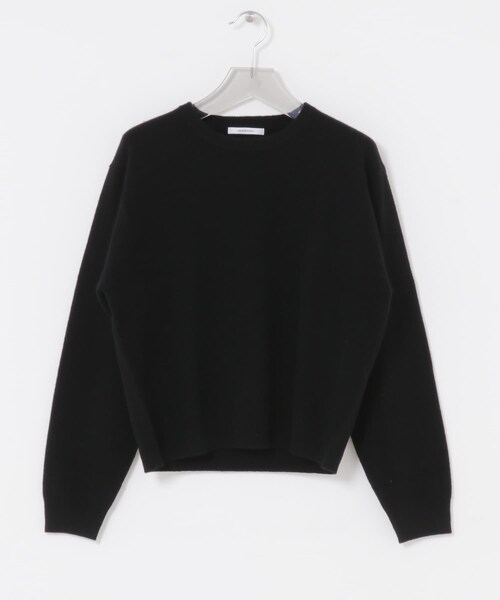 URBAN RESEARCH(アーバンリサーチ)の「ウール100 クルーネックソフトニット(ニット/セーター・レディース・OFF WHITE/BLUE/GRAY/BLACK・Free)」の22枚目の写真