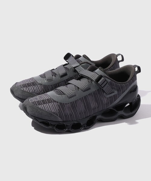 ADAM ET ROPE'（アダムエロペ）の「【MIZUNO/ミズノ】WAVE PROPHECY STRAP 2 D1GA2603（スニーカー・メンズ・ライトグレー/ホワイト・26.0/28.5）」の11枚目の写真