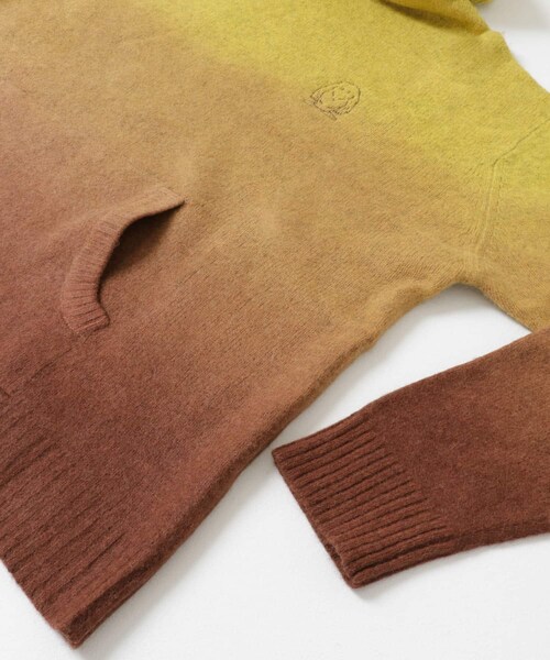 THE GOODLAND MARKET（ザグッドランドマーケット）の「Abode of Snow　Yeti Sweat Hoodie（ニット/セーター・レディース・Orange/Yello・2）」の12枚目の写真