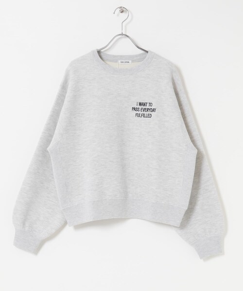 URBAN RESEARCH DOORS(アーバンリサーチドアーズ)の「FORK&SPOON エンブロイダリーロゴニットプルオーバー(ニット/セーター・レディース・NAVY/GRAY・1)」の8枚目の写真