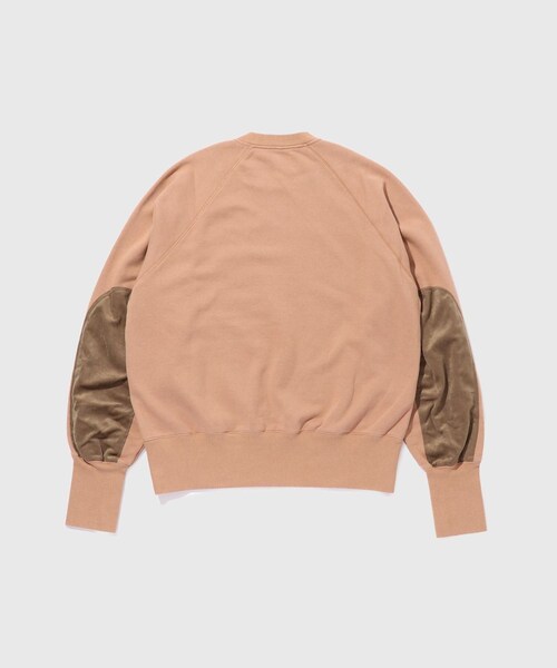ADAM ET ROPE'(アダムエロペ)の「【MIDTHINGS/ミッドシングス】ELBOW PATCH SWEAT SHIRTS(スウェット・メンズ・キャメル/ベージュ・2/3)」の14枚目の写真