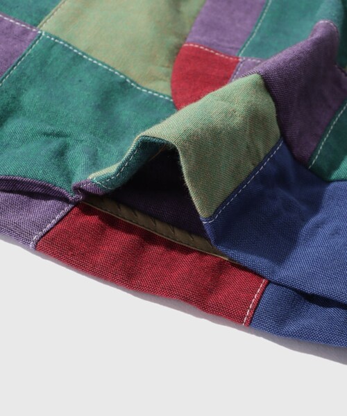 ADAM ET ROPE'(アダムエロペ)の「【NEEDLES/ニードルス】3B Jacket - Cotton Oxford Patchwork(その他アウター・メンズ・ネイビー系・M/S)」の11枚目の写真