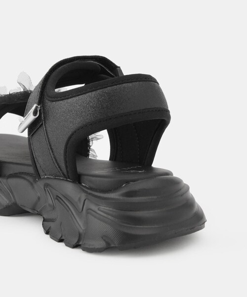 ROPE' PICNIC（ロペピクニック）の「【KIDS/キッズ】チュールサンダル（サンダル・キッズ・ブラック/その他・20/21/22）」の18枚目の写真