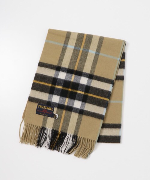 URBAN RESEARCH（アーバンリサーチ）の「TWEED MILL　Lambs wool stole（マフラー・レディース・B THOMPSON/BK NATURAL/S CHECK・-）」の13枚目の写真