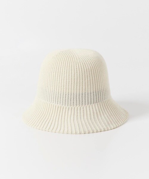 SENSE OF PLACE by URBAN RESEARCH（センスオブプレイスバイアーバンリサーチ）の「ニットバケットハット（ハット・レディース・BLACK/IVORY・one）」の6枚目の写真