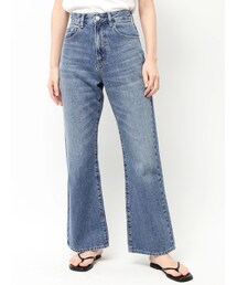 Ungrid | 【Ca】ハイウエストフレアデニム(デニムパンツ)