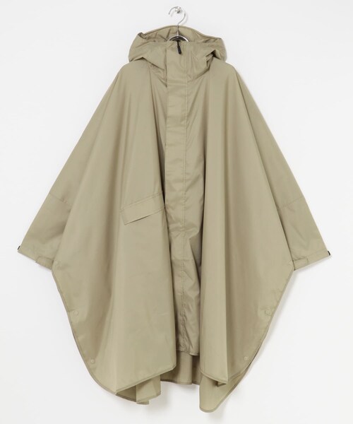 SMELLY（スメリー）の「w.p.c　ユニセックス ウォーターリペレントポンチョ（レインコート/ポンチョ・レディース・BLK/BEG・one）」の17枚目の写真