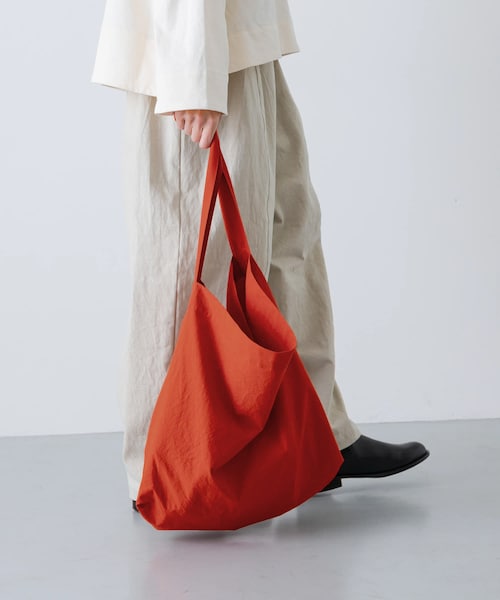 かぐれ（カグレ）の「コットンショルダーバッグ（ショルダーバッグ・レディース・RED/GRAY/NAVY/BLACK・FREE）」の4枚目の写真