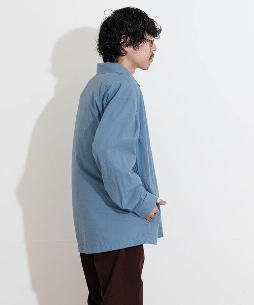 THE GOODLAND MARKET（ザグッドランドマーケット）の「KEIMEN　Pullover shirts（シャツ/ブラウス・メンズ・Sax/Navy/Green・M/L）」の15枚目の写真