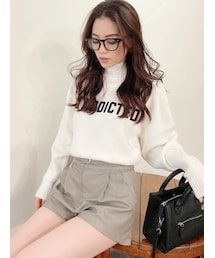 GYDA | SO ADDICTEDショートニットTOPS(ニット/セーター)