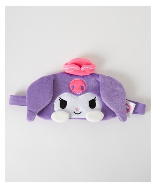 nissen（ニッセン）の「サンリオキャラクターズ　ぬいぐるみアイマスク（ファッション雑貨・メンズ・ピンク (ハローキティ)/ブルー(シナモロール)/パープル(クロミ)・Y）」の2枚目の写真
