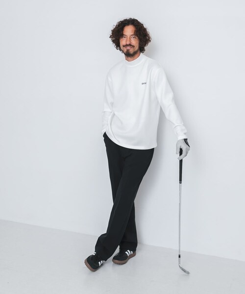 URBAN RESEARCH Sonny Label（アーバンリサーチサニーレーベル）の「OOPS×RYUAMBE 　モックネックロングTシャツ（Tシャツ/カットソー・メンズ・OFF/BLACK/GREEN・M/L/XL）」の9枚目の写真