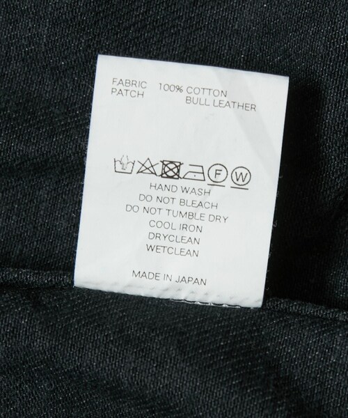 ADAM ET ROPE'(アダムエロペ)の「【THOUSANDS/サウザンズ】SELVAGE DENIM TRUCK JACKET(デニムジャケット・メンズ・ブラック/ネイビー・L/M)」の15枚目の写真