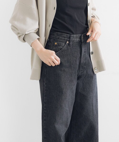 URBAN RESEARCH（アーバンリサーチ）の「『別注』Lee101×URBAN RESEARCH　 BAGGYPANTS（デニムパンツ・レディース・淡BLACK/BLACK・XS/S/M/L）」の9枚目の写真