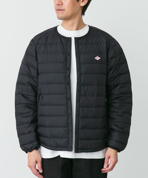 URBAN RESEARCH DOORS（アーバンリサーチドアーズ）の「DANTON　INNER DOWN CREW-NECK JACKET（その他アウター・メンズ・BLACK/IRON/BLUE GREEN/LIME GREEN/OLIVE・M/L/XL）」の6枚目の写真