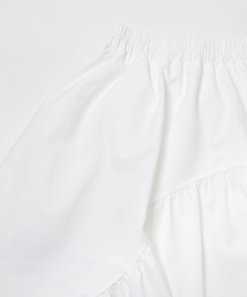SENSE OF PLACE by URBAN RESEARCH(センスオブプレイスバイアーバンリサーチ)の「アシメキリカエギャザースカート(スカート・レディース・OFF WHITE/BLACK/BEIGE・One)」の13枚目の写真