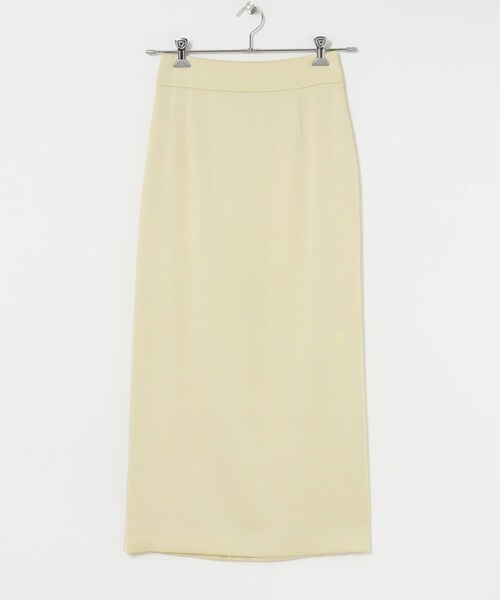 URBAN RESEARCH（アーバンリサーチ）の「ストレートサテンスカート（スカート・レディース・OFF/BLACK・36/38）」の10枚目の写真