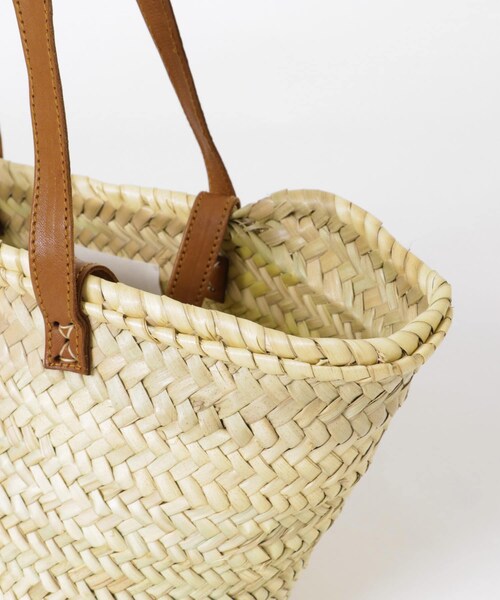 URBAN RESEARCH（アーバンリサーチ）の「『別注』KECH Le ESSENTIELS×UR　RAFFIALEATHER2WAYBAG（かごバッグ・レディース・Black/Brown・-）」の20枚目の写真
